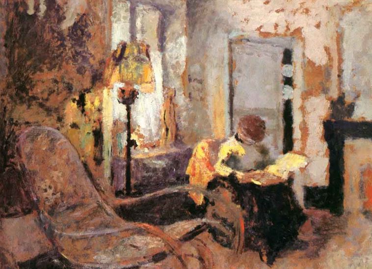 Mujer leyendo, Eduard Vuillard